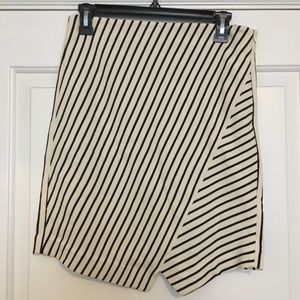 LOFT Striped Skirt